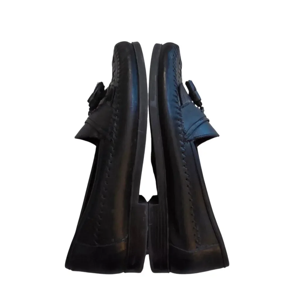 Giorgio Brutini Gordy Tassel Loafers Classic slip-on dress shoes Black sz 10